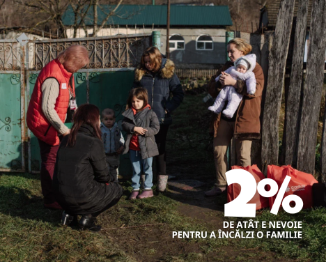 2% – DE ATÂT E NEVOIE PENTRU A ÎNCĂLZI O FAMILIE